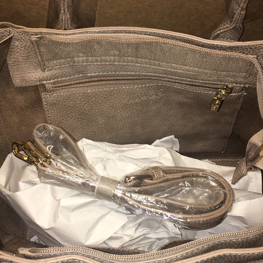 🌟Pink Haley Rhiannon Brown Tote Bag - Picture 4 of 5